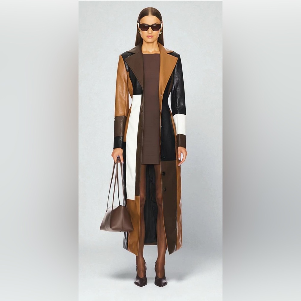 Colorblock Long Coat
